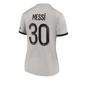 Paris Saint-Germain Lionel Messi #30 Bortedrakt Kvinner 2022-23 Kortermet